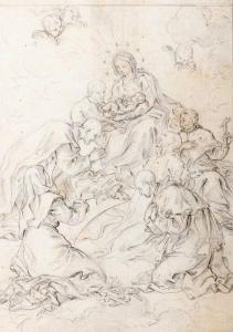 POZZI Stefano 1699-1768,Madonna con Bambino e Santi,Finarte IT 2021-05-25