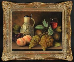 PRALKE P 1910,Früchtestillleben mit Weinglas,Allgauer DE 2015-07-09