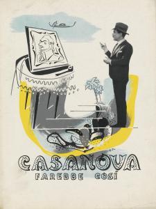 PRAMPOLINI Enrico 1894-1956,CASANOVA / FAREBBE COSI,1942,Swann Galleries US 2019-05-23