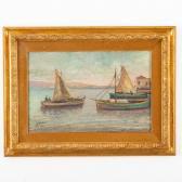 PRATELLA UGO 1890-1978,Marina con barche a vela,Wannenes Art Auctions IT 2023-02-02