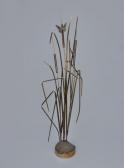 Pratt Charles 1937,Cattails with Butterfly,Santa Fe Art Auction US 2018-03-04
