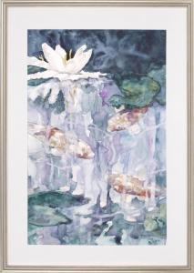 PRATT ELIZABETH 1964,Contemporary Water lilies,Eldred's US 2017-04-06