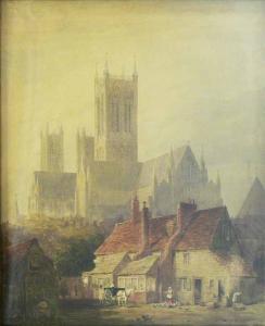 PRATT TERROT charles,A View of Lincoln Cathedral with the Adam & Eve Pu,Kidner GB 2009-04-30