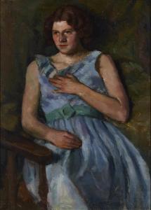 PREECE Patricia 1900-1971,Portrait of a young lady,Rosebery's GB 2024-03-12