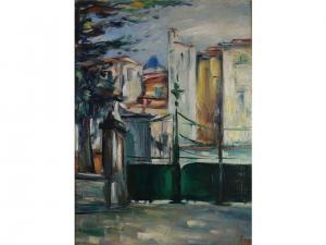 PREGNO Enzo 1898-1972,Il cancello verde,Maison Bibelot IT 2024-04-16