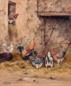 PREHN A 1800-1900,Poultry yard,Nagyhazi galeria HU 2023-12-12