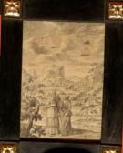 PREISLER Johann Daniel 1666-1737,Allegory of akings crowning (probably Gideon),Deutsch AT 2011-05-19