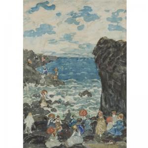 PRENDERGAST Maurice Brazil 1859-1924,HOLIDAY, HEADLANDS,1900,Sotheby's GB 2008-05-22