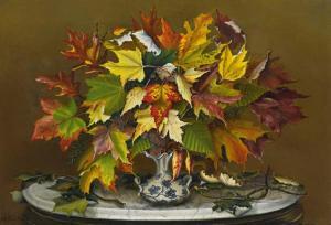 PRENTISS SARAH JANE 1823-1877,Autumn Leaves,Sotheby's GB 2017-08-17