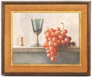 PRENTISS THOMAS 1920,Tempra/Panel, 
Still Life with Grapes,1956,Ruggiero Associates US 2011-11-09