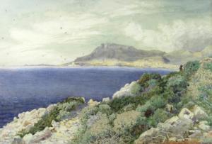 PRESCOTT Charles Barrow 1870-1932,Looking Towards Monte Carlo f,1923,Batemans Auctioneers & Valuers 2017-10-07