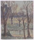 PRESCOTT Claude 1800-1900,a scene on the Seine,Burstow and Hewett GB 2017-05-03