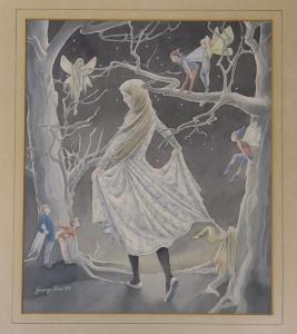 PRESS JENNY 1900-1900,Girl and fairies in winter,Gorringes GB 2023-02-06
