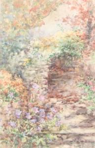 PRESSLAND Annie L 1800-1900,A country garden,Denhams GB 2016-12-21