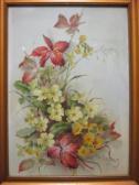 PRESSLAND Annie L 1800-1900,Floral,1900,Cheffins GB 2015-11-05