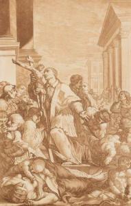 PRESTEL Johann Gottlieb 1739-1808,Saint Charles Borromée et les pestiférés,De Maigret FR 2021-07-05
