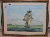 PRESTON G.W,study of a galleon Chesapeake,Wellers Auctioneers GB 2009-01-17