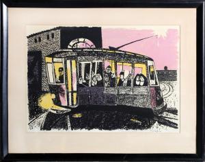 PRESTOPINO Gregorio 1907-1984,The Trolley,1965,Ro Gallery US 2023-09-14