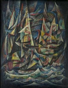 PREUSSER Robert Ormerod 1919-1992,At Sea,Gray's Auctioneers US 2013-05-15