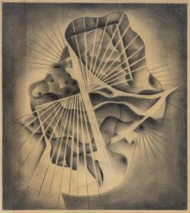 PREUSSER Robert Ormerod 1919-1992,Surrealist Composition,1960,Hindman US 2024-01-25
