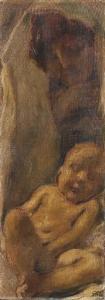 PREVIATI Gaetano 1852-1920,MATERNITA',Pandolfini IT 2018-11-13