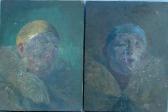 PREVOST Charles 1820-1881,Harlekin portraits,Deutsch AT 2012-10-23