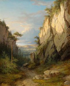 PREVOST RITTER Jean H., Franck 1810-1898,Landscape in the Bernese Alps,Galerie Koller CH 2016-06-23