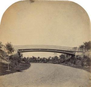 prevost victor,Pine Bank Arch near Central Park West and 60 Stree,1862,Swann Galleries 2012-02-28