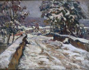 PREVOT VALERI Andre 1890-1959,Paysage de neige,Bayeux Encheres FR 2023-12-10