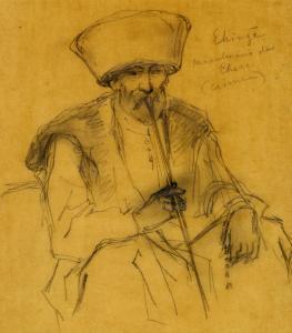 PREZIOSI Amadeo 1816-1882,Ehingé, musulmano della Crimea,1853-1854,Gonnelli IT 2023-11-28
