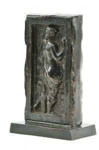PRIBIS Rudolp 1900-1900,Obojstranný reliéf so ženskou postavou,1960,Soga SK 2010-10-05