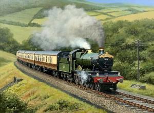 PRICE Barry G,Cambrian Coast Express 7823 under full steam,Rogers Jones & Co GB 2023-08-29