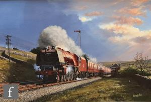 PRICE Barry G,The steam train The Caledonian 46229 passing ,Fieldings Auctioneers Limited 2021-06-24