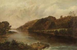 PRICE Edward 1801-1890,Landscape of England,1860,Mainichi Auction JP 2022-02-25