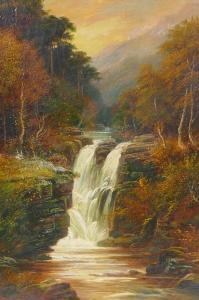 PRICE G.Willis,a wooded mountain stream,Crow's Auction Gallery GB 2022-08-03