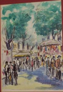 PRICE Geoffrey 1900-1900,'Narbonne' continental market scenes,Bonhams GB 2011-12-13