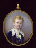 Price Isabella,A young Boy, wearing blue coat, white lace collar ,1886,Sotheby's GB 2007-02-27