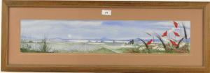 PRICE Richard 1962-2018,Panoramic landscape with poppies,Burstow and Hewett GB 2014-10-22