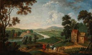 PRIEST Thomas,Landscape with Figures and Cottages,Weschler's US 2015-09-18