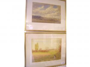PRIESTLY SMITH D,Easter Evening and Windy Sky,Smiths of Newent Auctioneers GB 2016-06-10