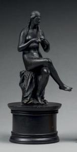 PRIEUR Barthelemy 1540-1611,Figure de femme à sa,Doutrebente FR 2022-03-30