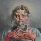 PRIEUR Denis 1957,Portrait de femme,1986,Ader FR 2011-11-21