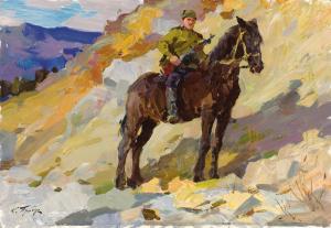 PRIHODKO KONSTANTIN 1918-1977,The Border Guard,1959,Heritage US 2008-06-04