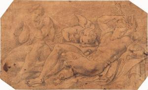 PRIMATICCIO Francesco 1504-1570,Venus et l'Amour,Piasa FR 2013-04-12