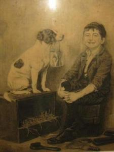 PRIMLEY R,Boy and His Dog,1905,Hartleys Auctioneers and Valuers GB 2007-12-05