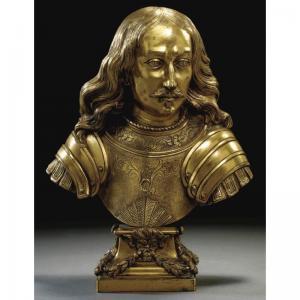 PRINCE OF THE NETHERLANDS Bernhard 1911-2004,A GILT BRONZE BUST OF A GOVERNOR-GENERA,1993,Sotheby's 2006-12-08
