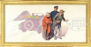 PRINCE William Mead,ILLUSTRATION OF AN ELDERLY COUPLE BEING LED AWAY F,James D. Julia 2016-02-03