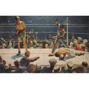 PRINCE William Mead 1893-1951,PRIZE FIGHT,1930,Sotheby's GB 2010-03-03