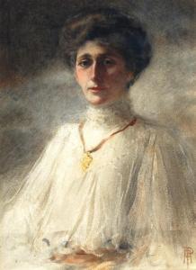 PRINGLE Agnes 1853-1934,Portrait of a lady,Bloomsbury London GB 2008-10-23