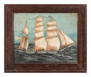PRINGLE James Fulton 1788-1847,Whaling Ship at Sea 1838,1838,Hindman US 2024-03-14